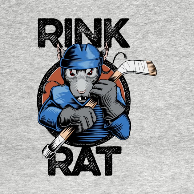 Hockey Rink Rat - funny hockey lover by eBrushDesign